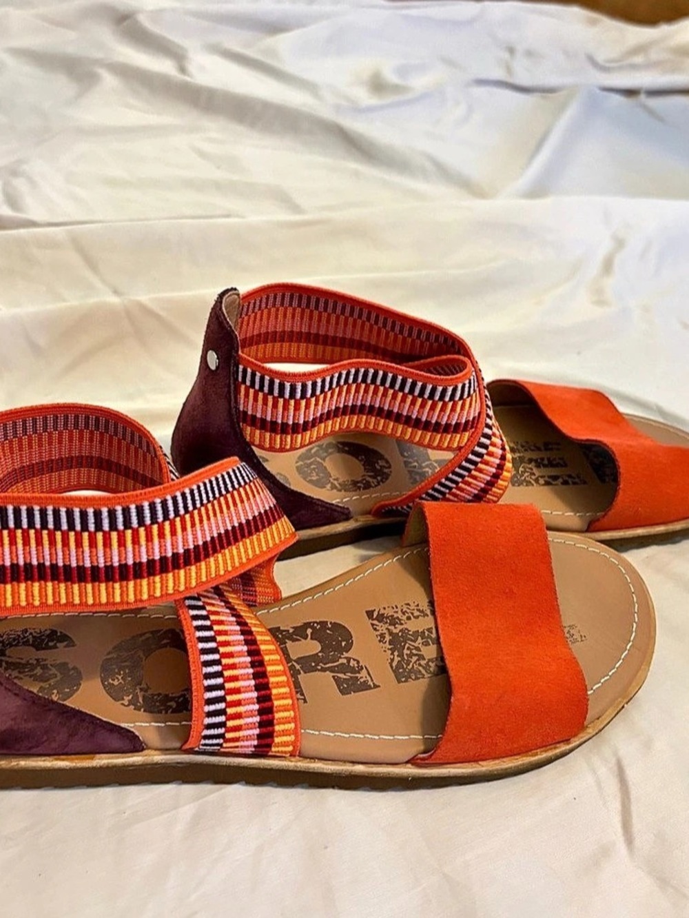 Sorel Ella II Strappy Sandals Zing US 7